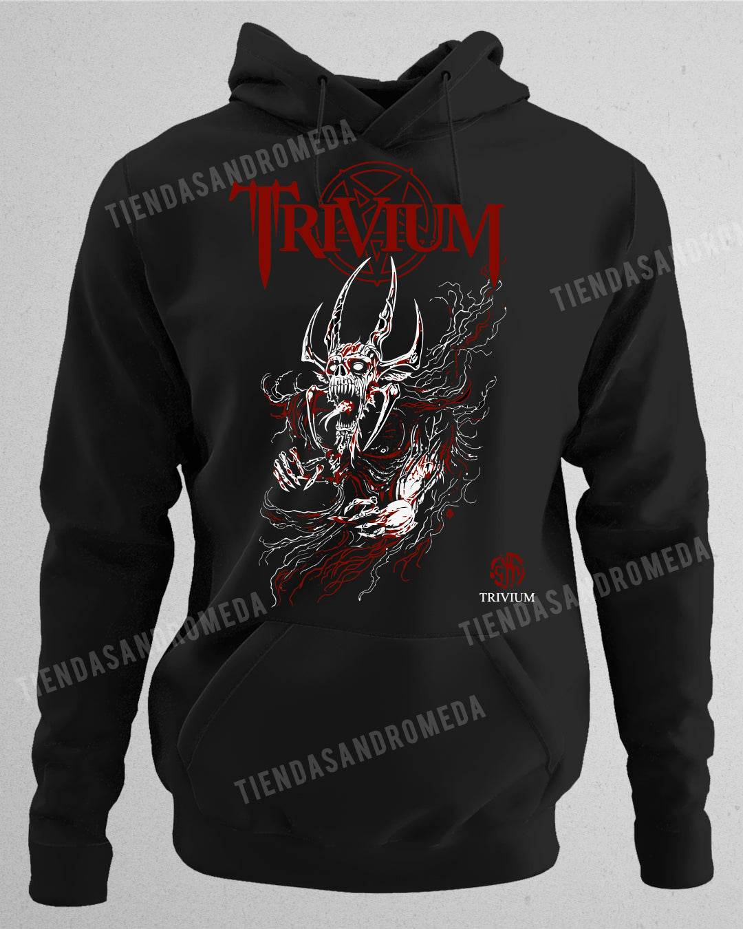 Buzo con capota Trivium Rock