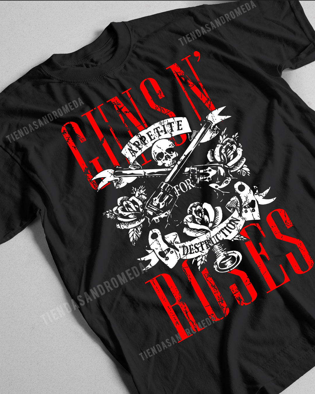 Camiseta Guns And Roses Rock