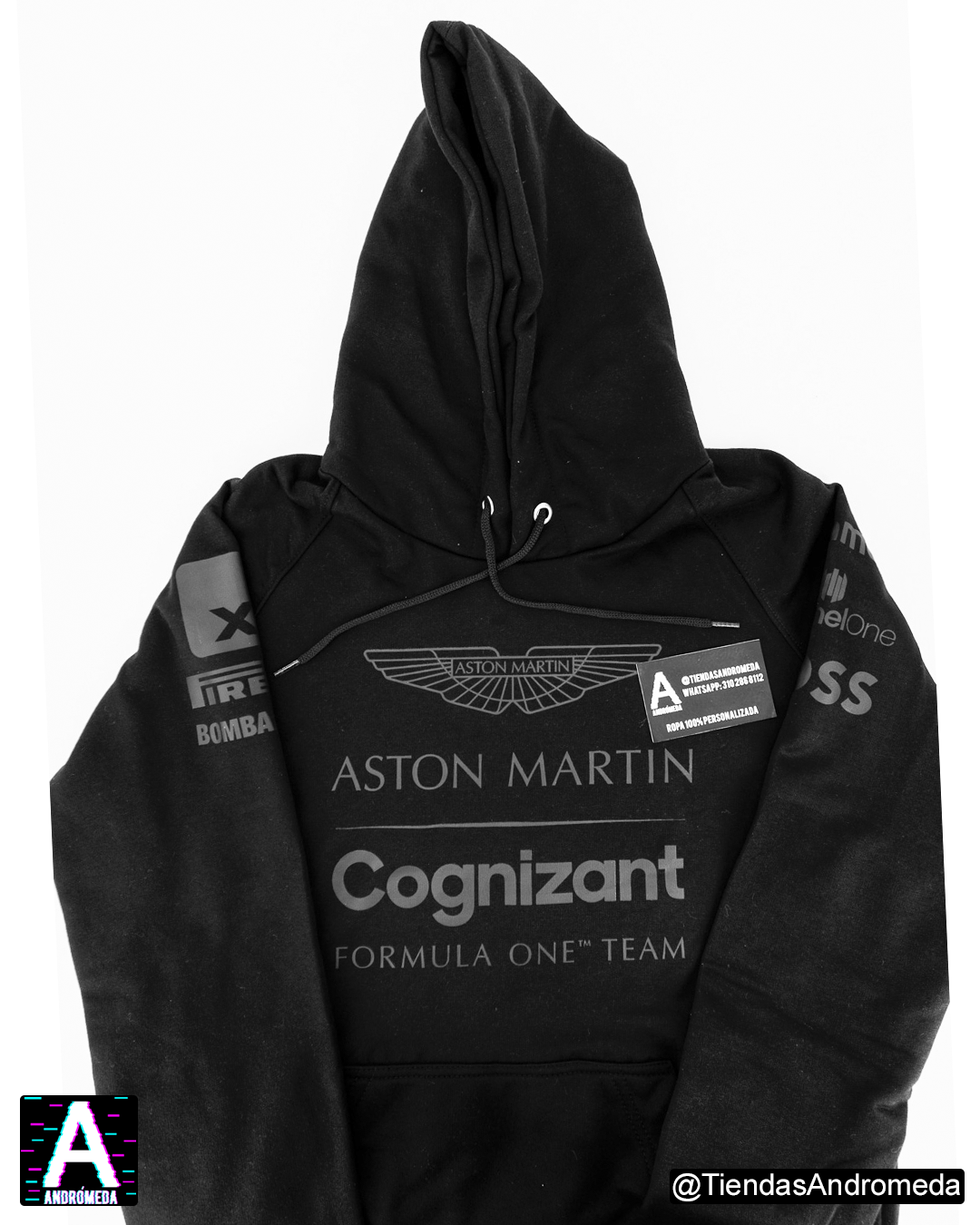 Buzo con capota Aston Martin F1