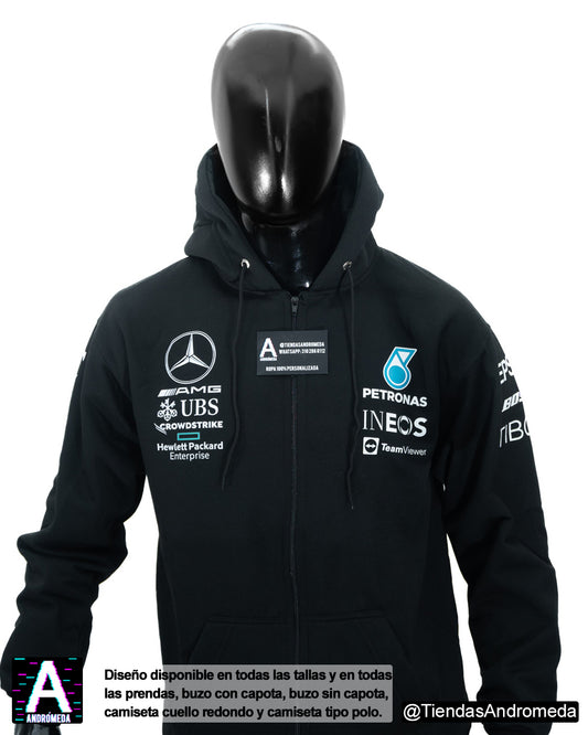 Chaqueta con capota Mercedes Benz F1