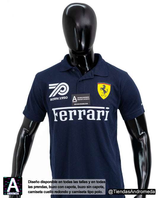 Camiseta tipo polo Ferrari F1