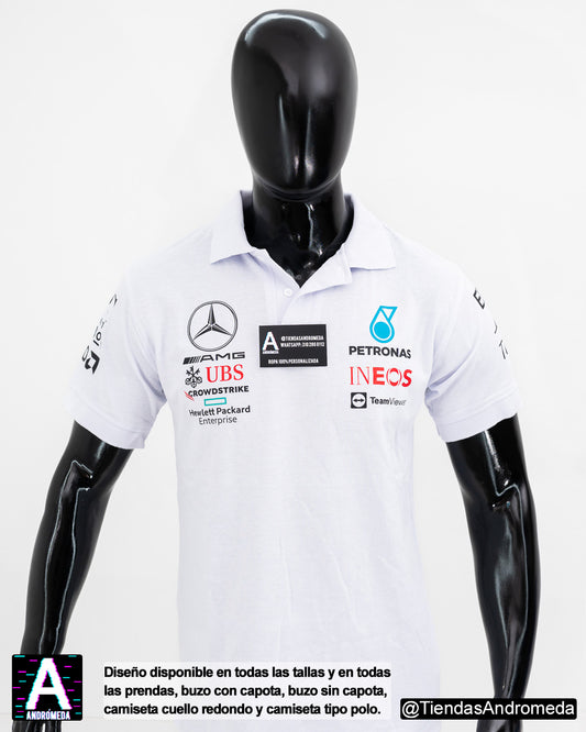 Camiseta tipo polo Mercedes Benz F1