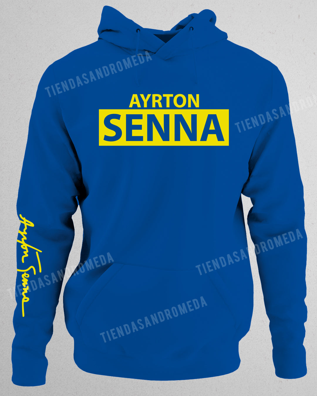 Buzo con capota Ayrton Senna F1